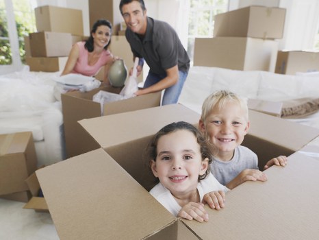 Local truck used for furniture transport and home moves