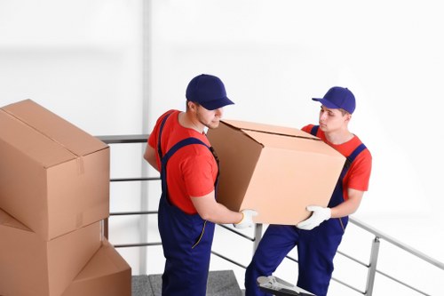 Packing boxes and moving supplies prepared for a home move in Collierswood