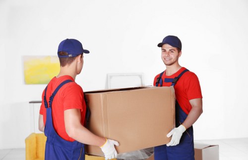 House removalists helping a Collierswood home move with careful furniture loading