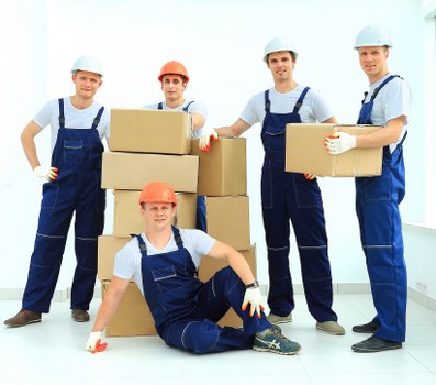 Removal team preparing a Collierswood home move
