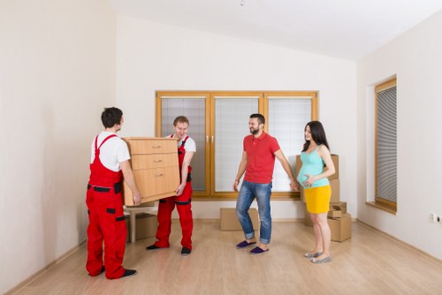 Household furniture being loaded carefully for a move in Collierswood