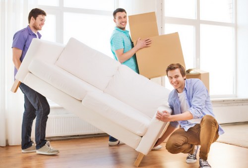 Removals crew loading furniture for a residential move in Collierswood