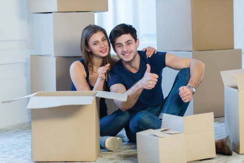 Careful furniture and item handling during a local move