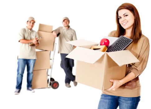 Professional packing materials and labelled boxes for a local relocation