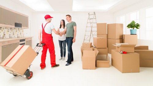 Furniture moving through a narrow hallway in Collierswood