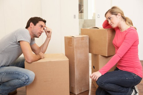 Local moving van ready for a residential move in Collierswood