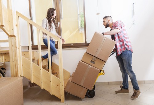 Packing and loading process for a Collierswood relocation