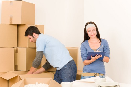 Professional packing support for fragile items during removals