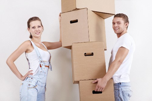 Loading furniture into a removal van for a Collierswood move