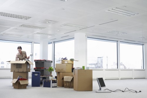 Safe manual handling during a van loading task