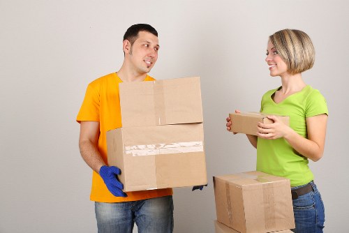 Local office moving team handling workplace relocation in Colliers Wood