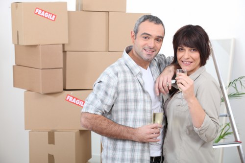 Professional movers loading furniture near Collierswood homes